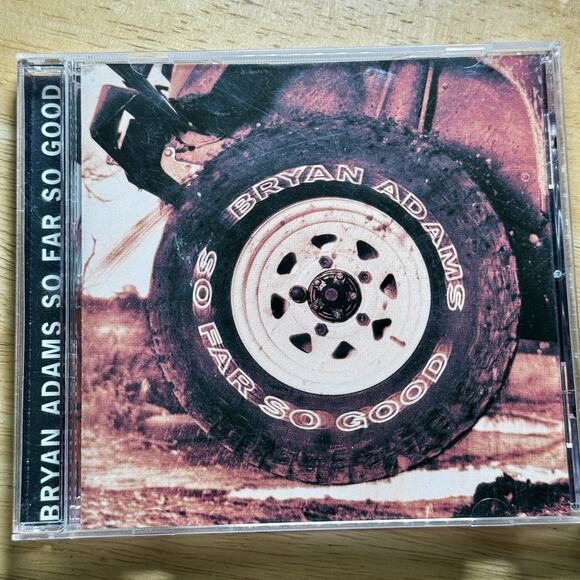 BRYAN ADAMS So Far So Good GREATEST HITS 1993 A&M Near Mint Disc Excellent Case - Picture 1 of 6